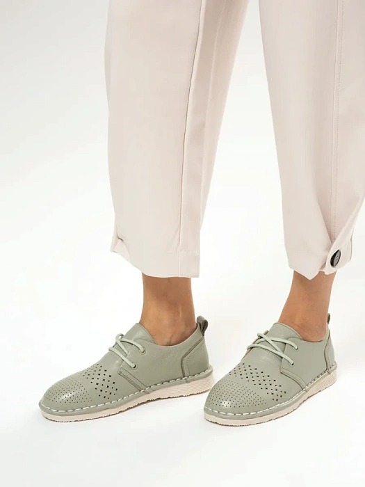 Женские туфли basic SOFIA-ALEXANDRA оливковые, артикул SA16792-WL/8-1