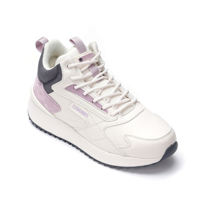 Женские ботинки basic STROBBS бежевые, артикул F8450-12