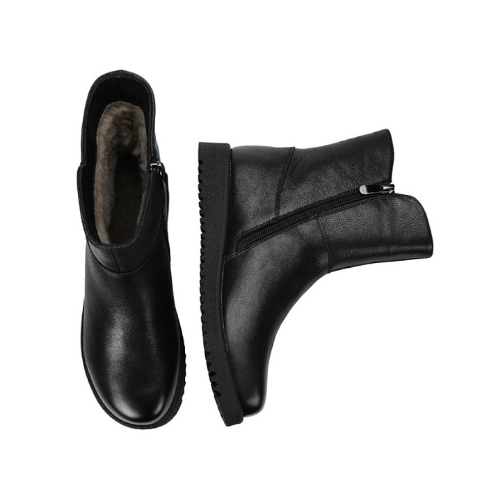 Женские ботинки basic Donna Daniella  черные, артикул RJ001-100