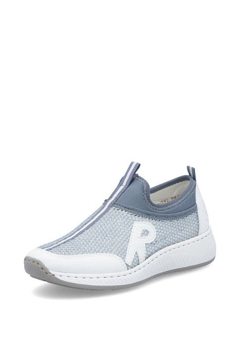 Женские кроссовки RIEKER белые, артикул N5554-12