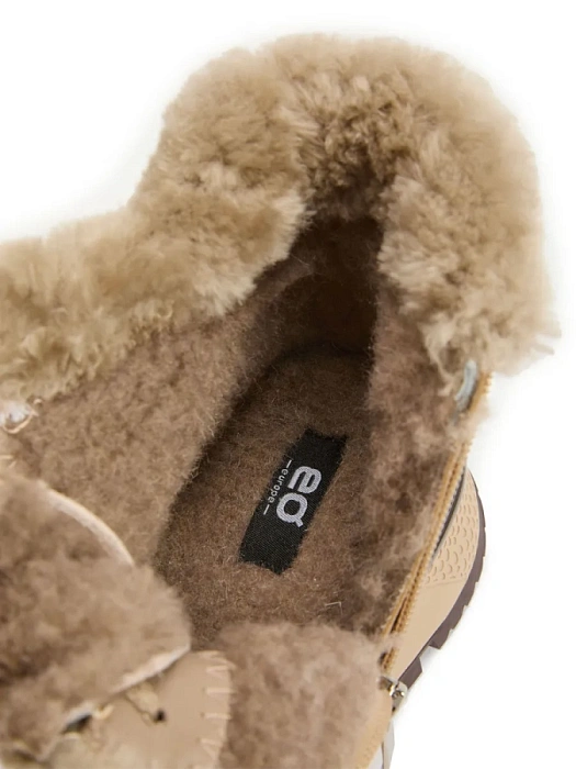 Женские ботинки eObuv бежевые, артикул AW25-60-8