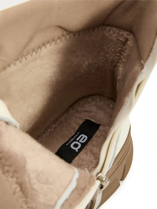 Женские ботинки eObuv бежевые, артикул AW25-60-1