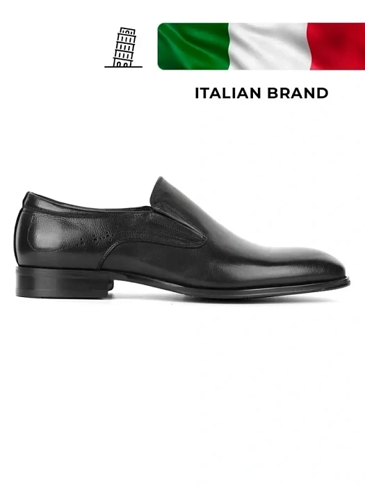 Мужские туфли basic BRUNO RENZONI  черные, артикул 5240A-746A