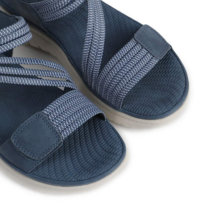 Женские сандалии eObuv синие, артикул 500428-7