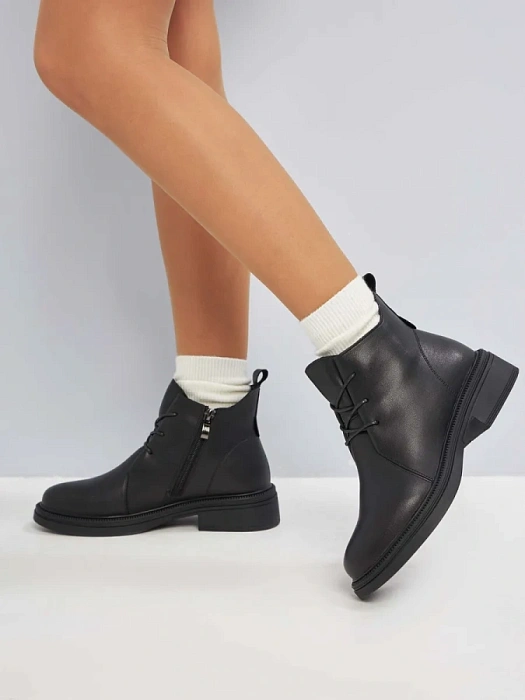 Женские ботинки eObuv черные, артикул DY25030719A