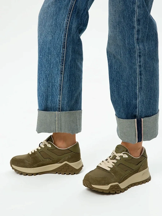 Женские кроссовки SOFIA-ALEXANDRA зеленые, артикул SA18563-WT/8