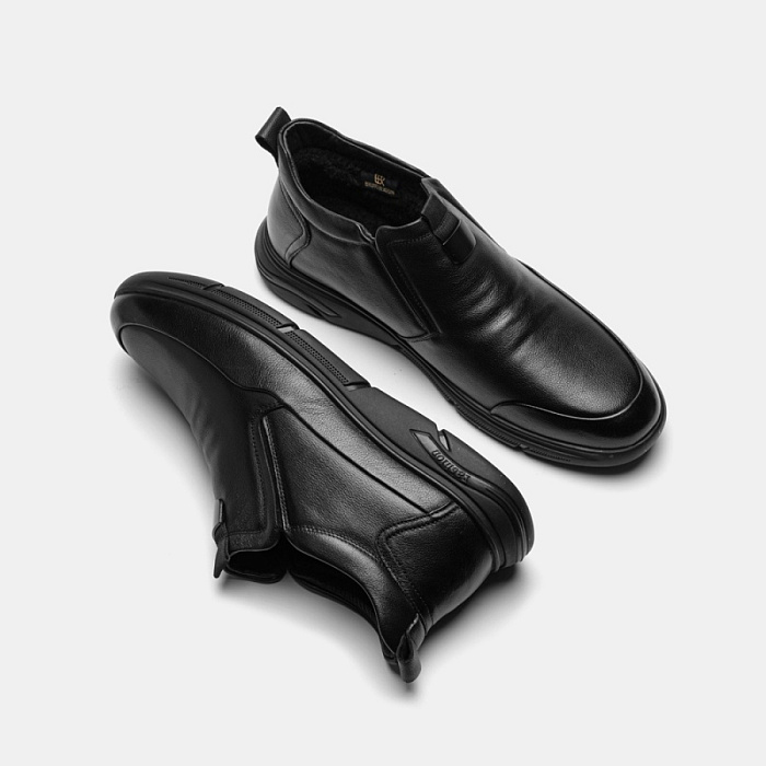 Мужские ботинки basic BRUNO RENZONI  черные, артикул BR14603-MN/10