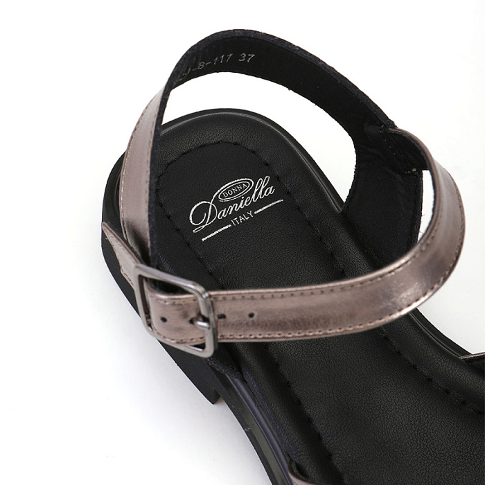 Женские сандалии Donna Daniella  бронзовые, артикул 51-BKPO1-8-117