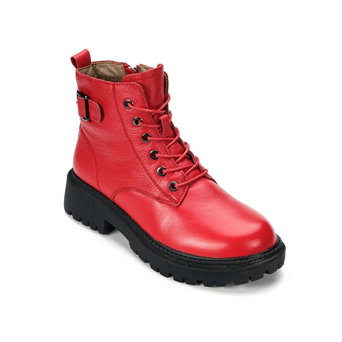 Женские ботинки basic Donna Daniella  красные, артикул 32W10-4-107Z