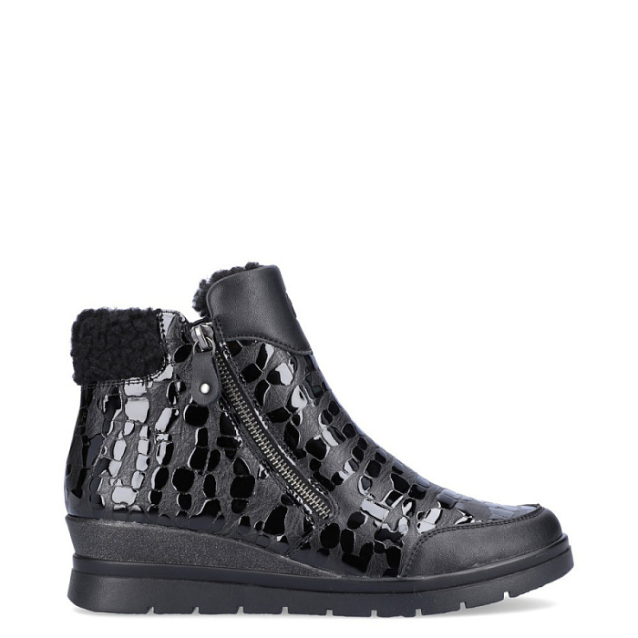 Женские ботинки basic REMONTE черные, артикул R0775-03