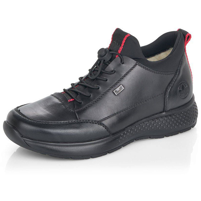 Мужские ботинки basic RIEKER черные, артикул B7693-00