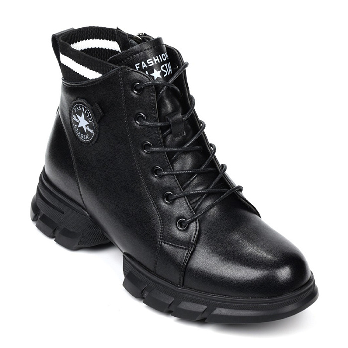 Женские ботинки Donna Daniella  черные, артикул CV105-010