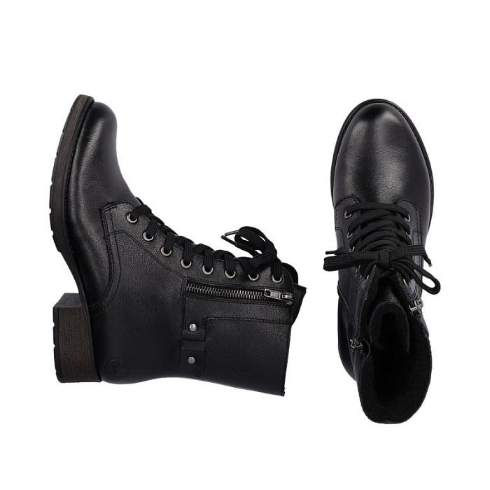Женские ботинки basic RIEKER черные, артикул Z9501-00