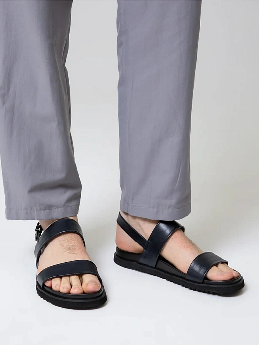 Мужские сандалии BRUNO RENZONI  синие, артикул TK909-8-H8