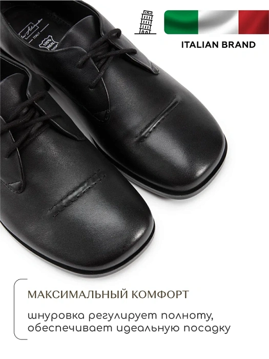 Женские туфли SOFIA-ALEXANDRA черные, артикул 38E-HF1279-6140D1-25W