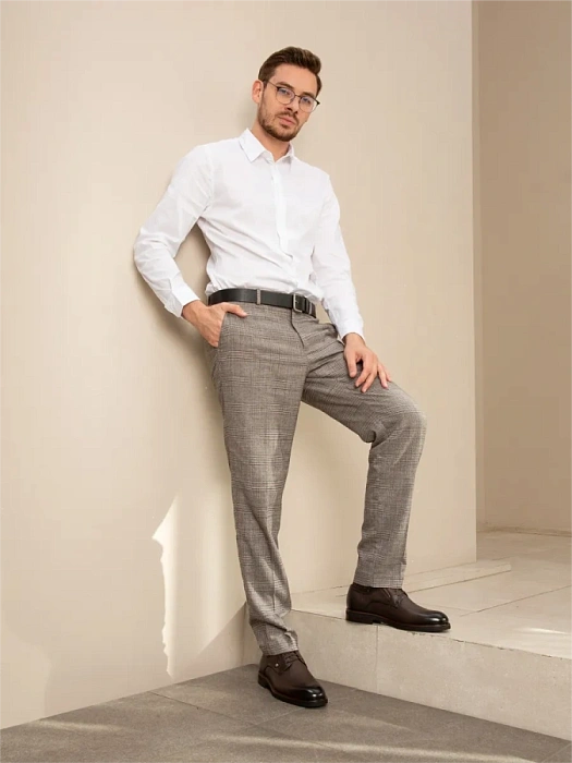 Мужские туфли BRUNO RENZONI  коричневые, артикул A003-1