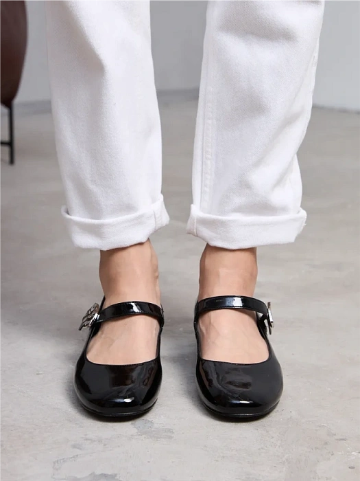 Женские туфли SOFIA-ALEXANDRA черные, артикул 38E-HF1302-25W