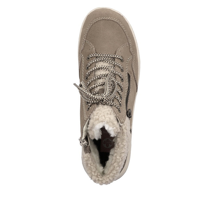 Женские ботинки basic RIEKER коричневые, артикул L7701-24