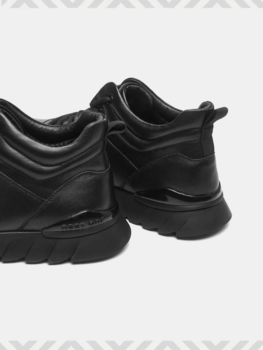 Мужские ботинки BRUNO RENZONI  черные, артикул M22-232R