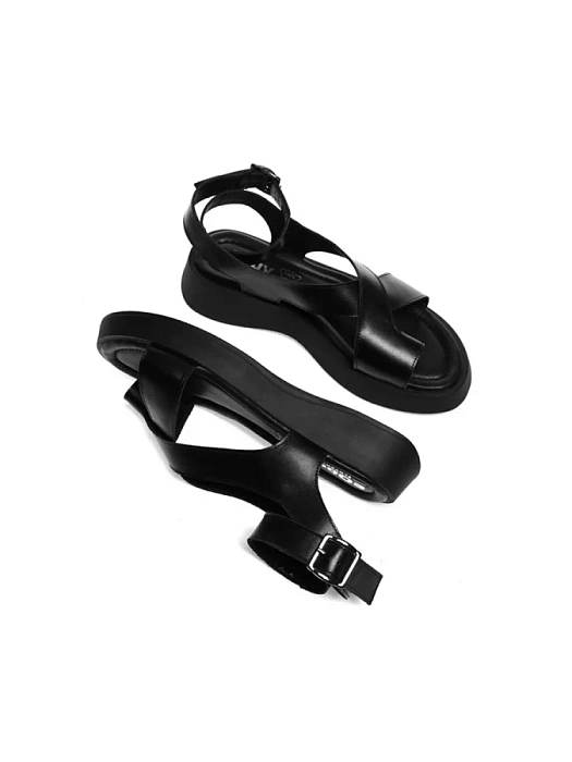 Женские босоножки  eObuv черные, артикул EO-G-120-24-1