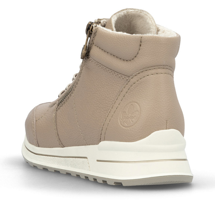 Женские кроссовки RIEKER бежевые, артикул N1404-20