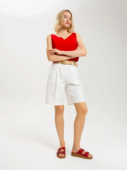 Женские шлепанцы eObuv красные, артикул D25YT-1145