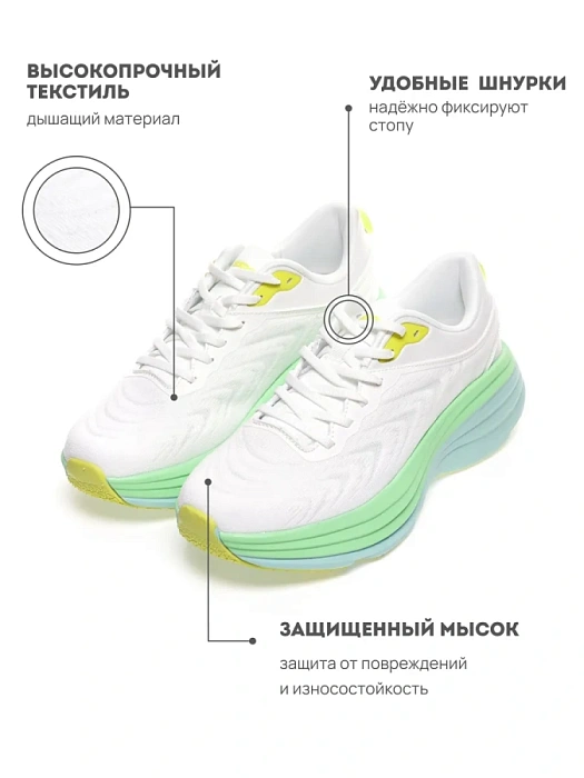 Женские кроссовки RS SPORT белые, артикул LK234A2W_WHITE