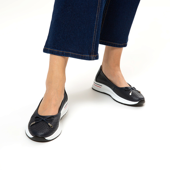 Женские туфли Donna Daniella  синие, артикул FN055-011