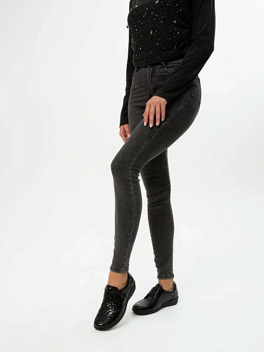 Женские туфли basic CAPRICE черные, артикул 9-24656-43-014