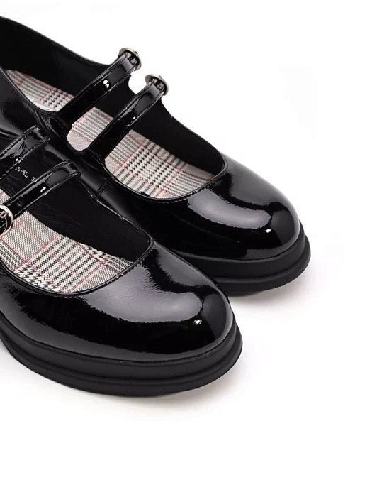 Женские мери джейн SOFIA-ALEXANDRA черные, артикул SA16616-WL/8-1