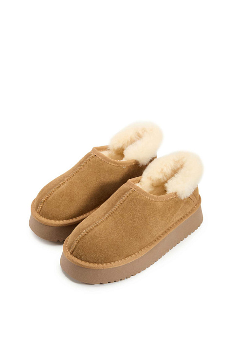 Женские угги Donna Daniella  коричневые, артикул 42-FKE23-40-203