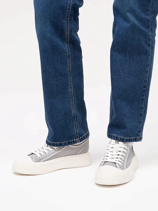 Мужские кеды BRUNO RENZONI  серые, артикул SY33012W-17