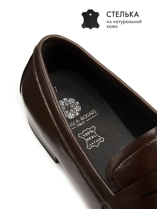 Женские туфли FEDERICA RODARI коричневые, артикул 4E-5136-202B-25W