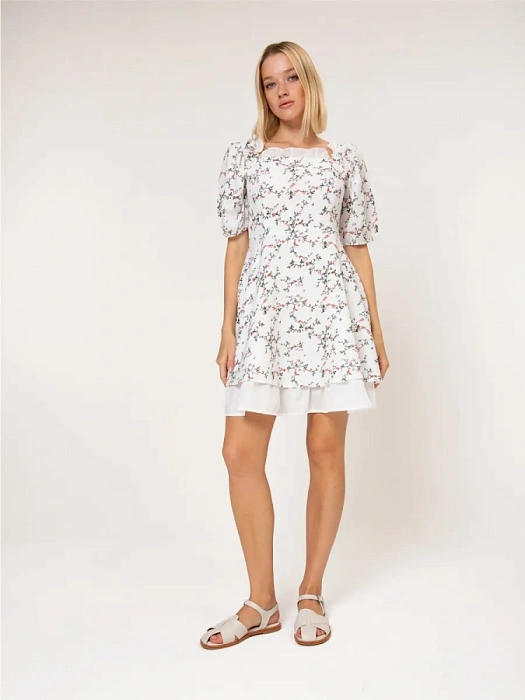 Женские сандалии FEDERICA RODARI белые, артикул 7E-4C920-966