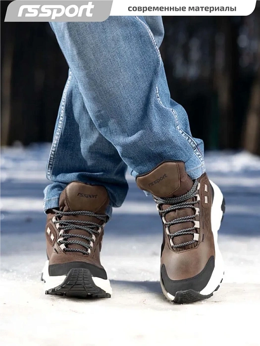 Мужские кроссовки RS SPORT коричневые, артикул 1581058_brown/M