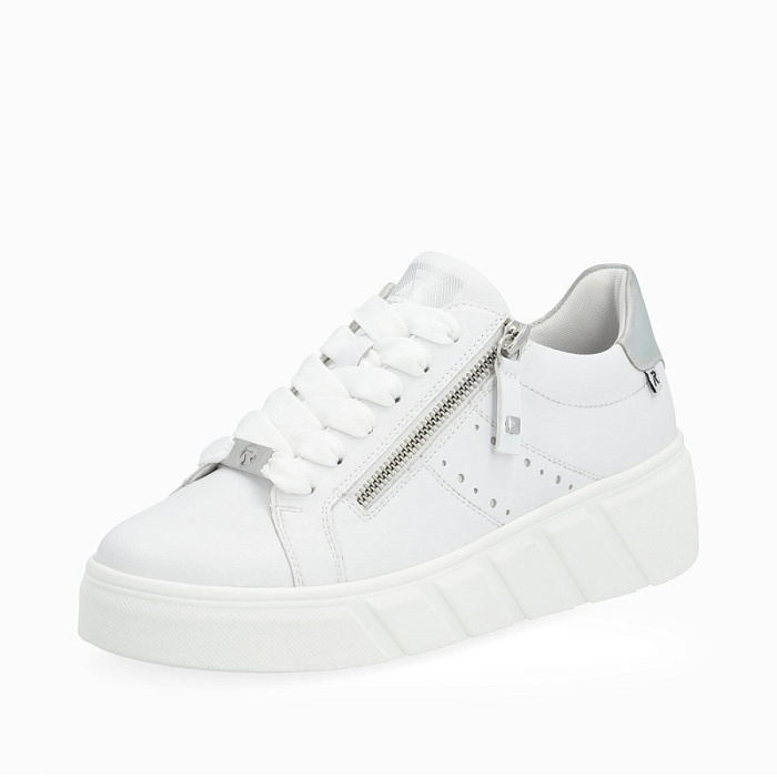 Женские кеды RIEKER белые, артикул W0505-80