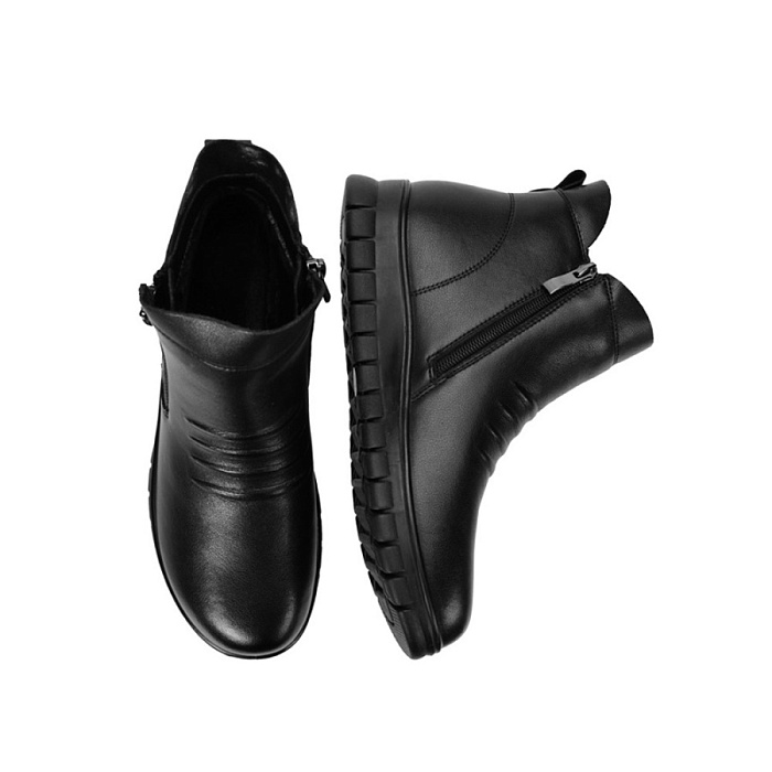 Женские ботинки basic Donna Daniella  черные, артикул DJ024-040