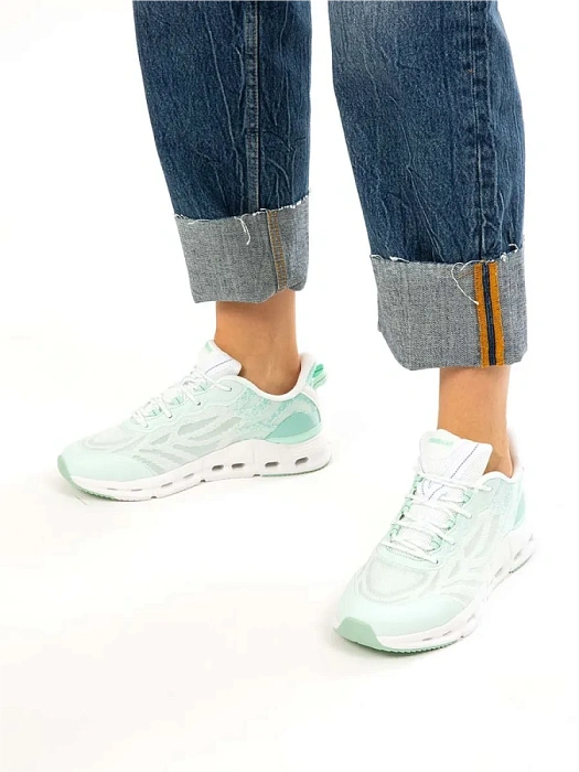 Женские кроссовки RS SPORT зеленые, артикул LH227B14_GREEN