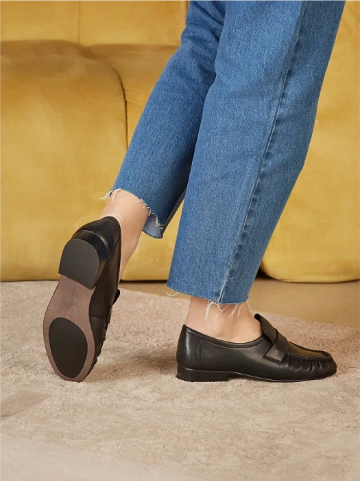 Женские туфли SOFIA-ALEXANDRA черные, артикул 38E-HF1350-B1495D1-25W