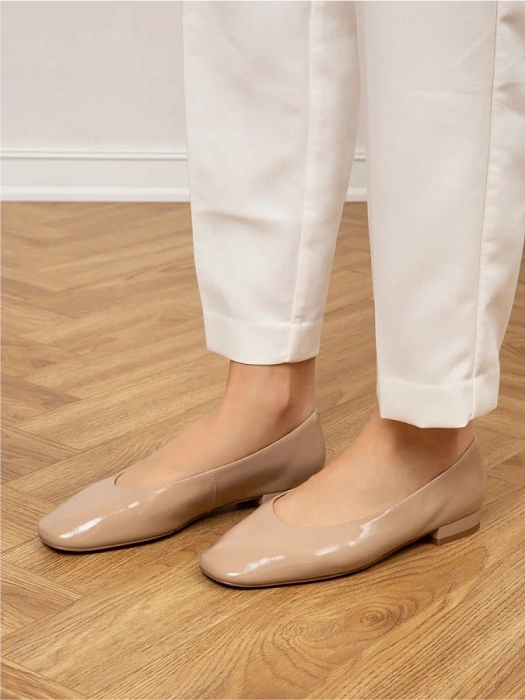 Женские балетки SOFIA-ALEXANDRA бежевые, артикул 38E-HF1000-6267D2