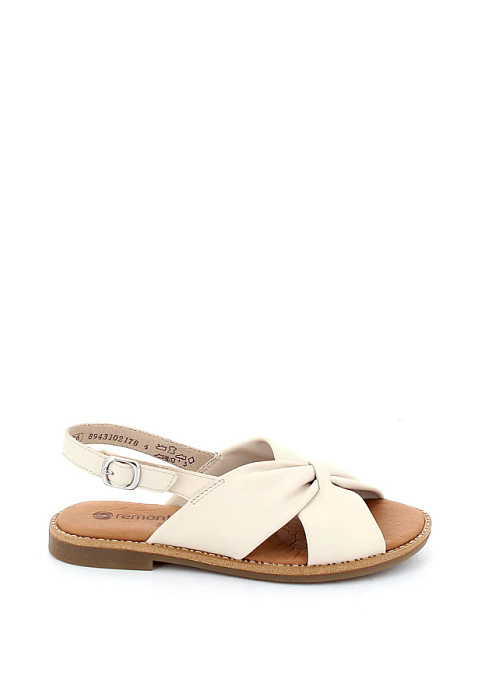 Женские сандалии REMONTE бежевые, артикул D3674-60