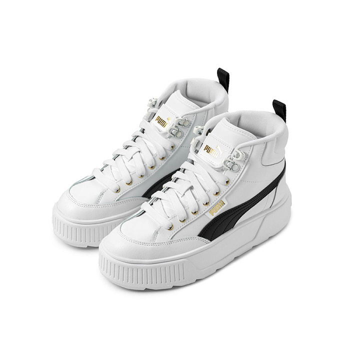 Женские кеды Puma белые, артикул 38585703