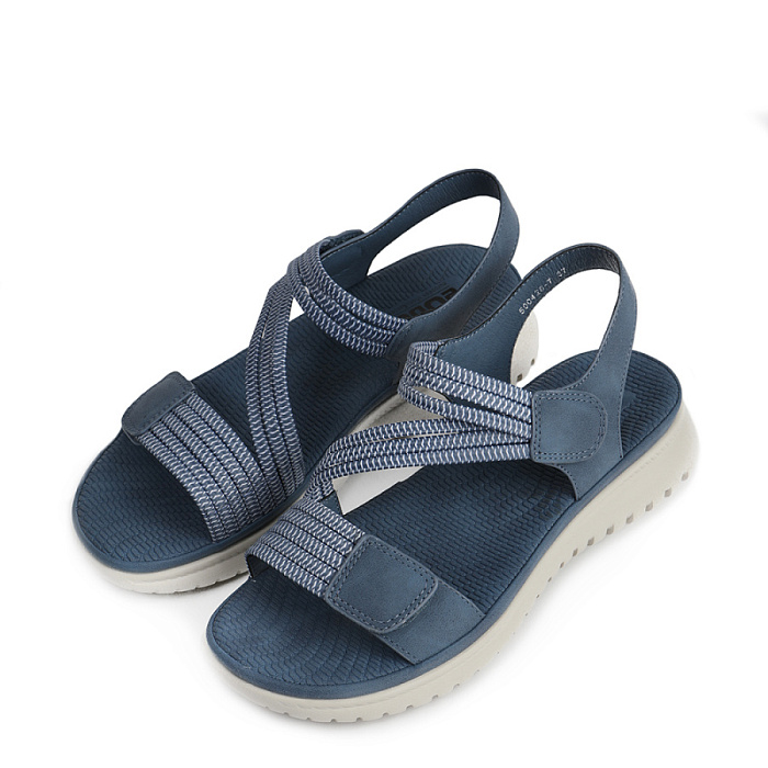 Женские сандалии eObuv синие, артикул 500428-7