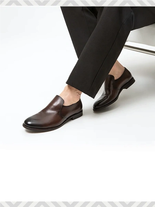 Мужские туфли BRUNO RENZONI  коричневые, артикул BR16772-MB