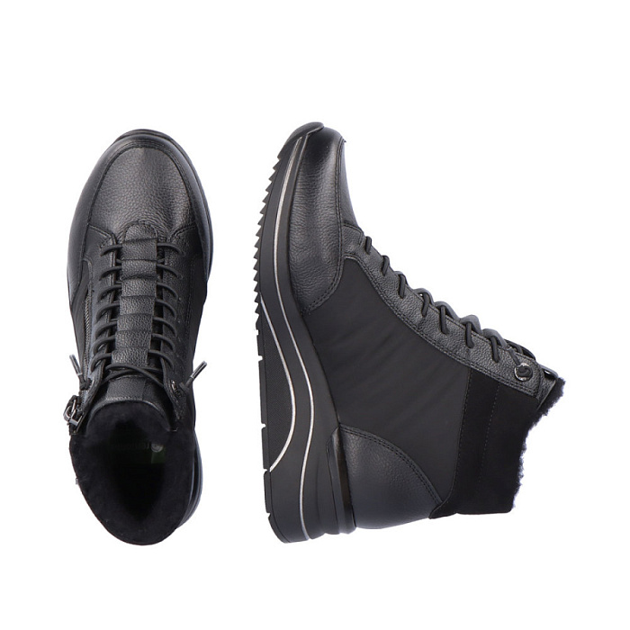 Женские ботинки basic REMONTE черные, артикул D0T72-01