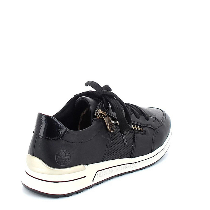 Женские кроссовки RIEKER черные, артикул N1406-01