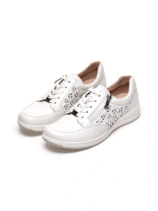 Женские кеды CAPRICE белые, артикул 9-23553-42-102