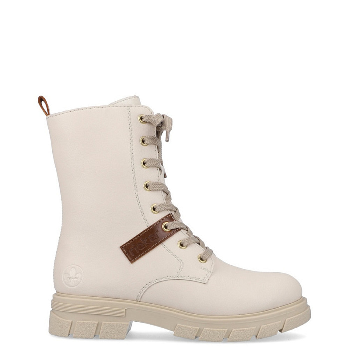 Женские берцы RIEKER бежевые, артикул Z9105-60