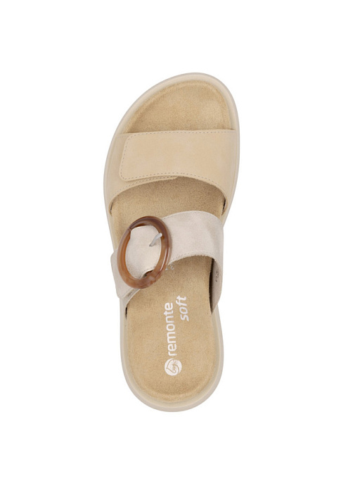 Женские сабо REMONTE бежевые, артикул D2N51-20