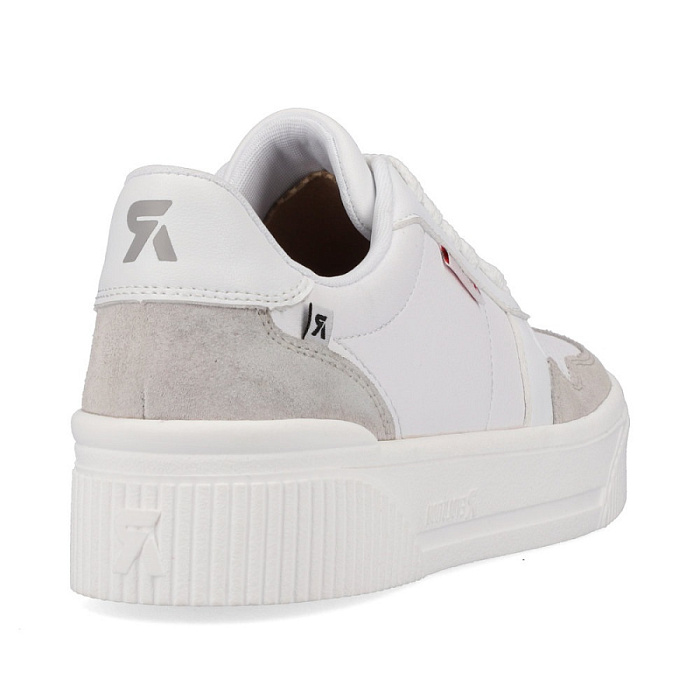 Женские кеды RIEKER белые, артикул W0701-80